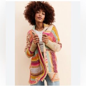 Anthropologie pilcro oversized sweater cardigan